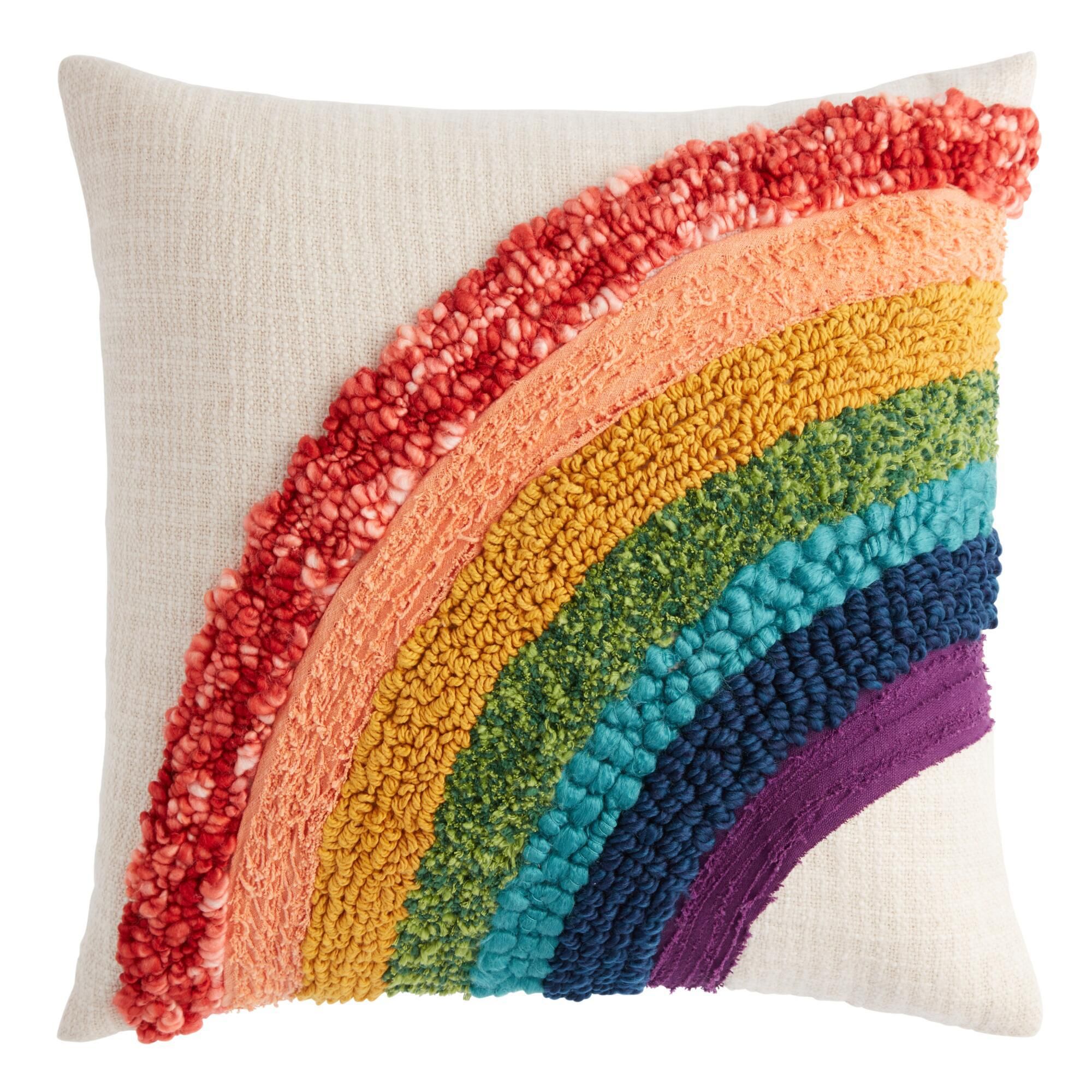 rainbow pillow