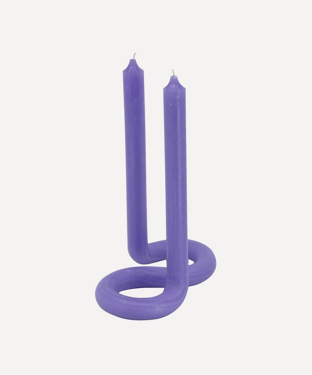 Lavender Twist Candle Home Decor Color Trends