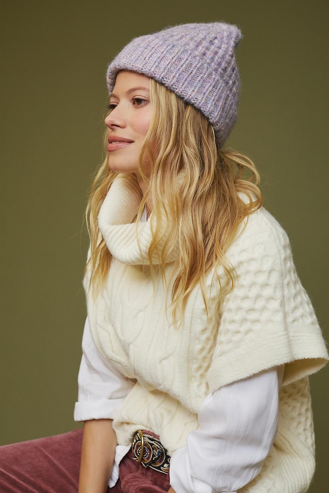 Shimmer Knit Beanie