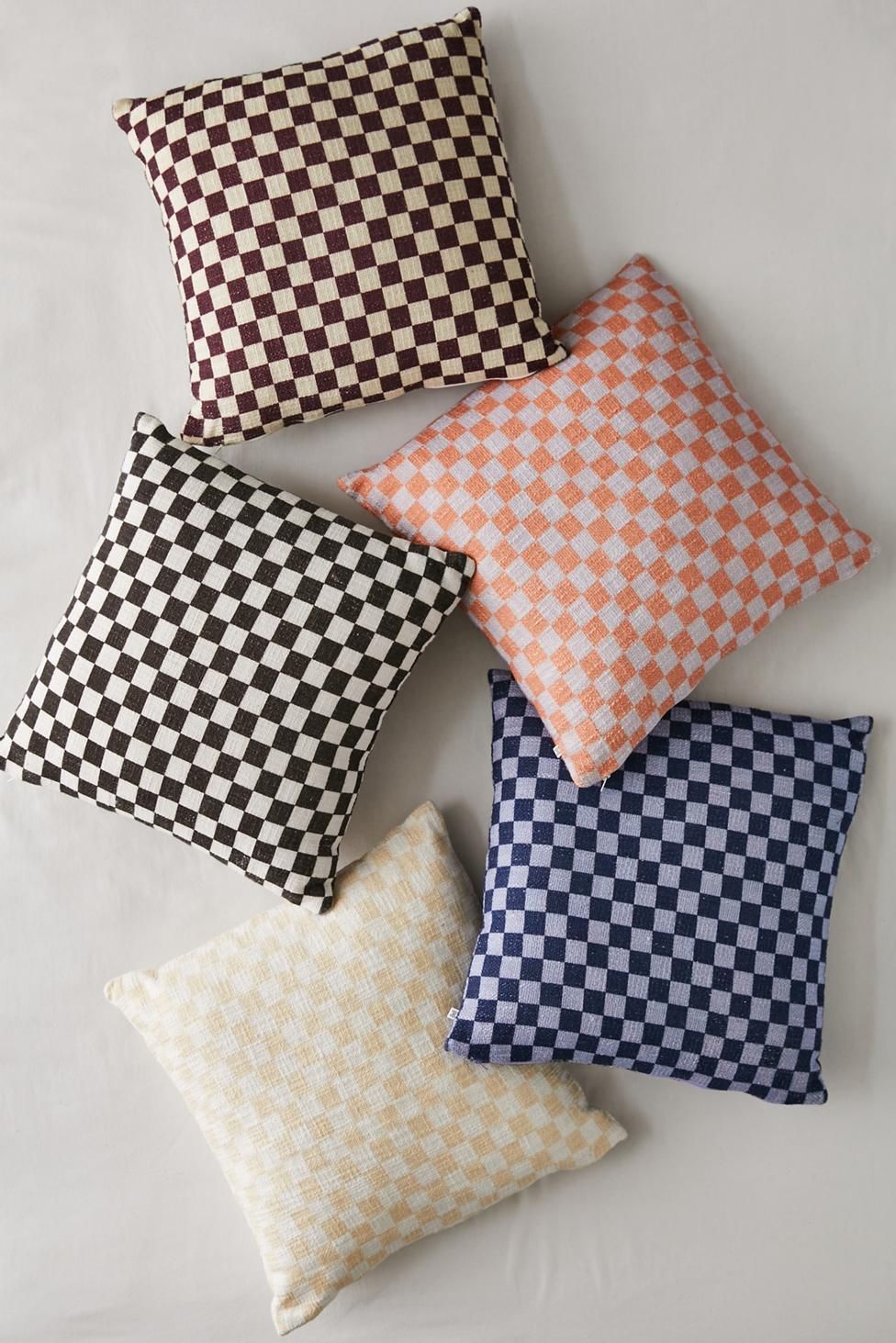 Checkerboard Throw Pillow