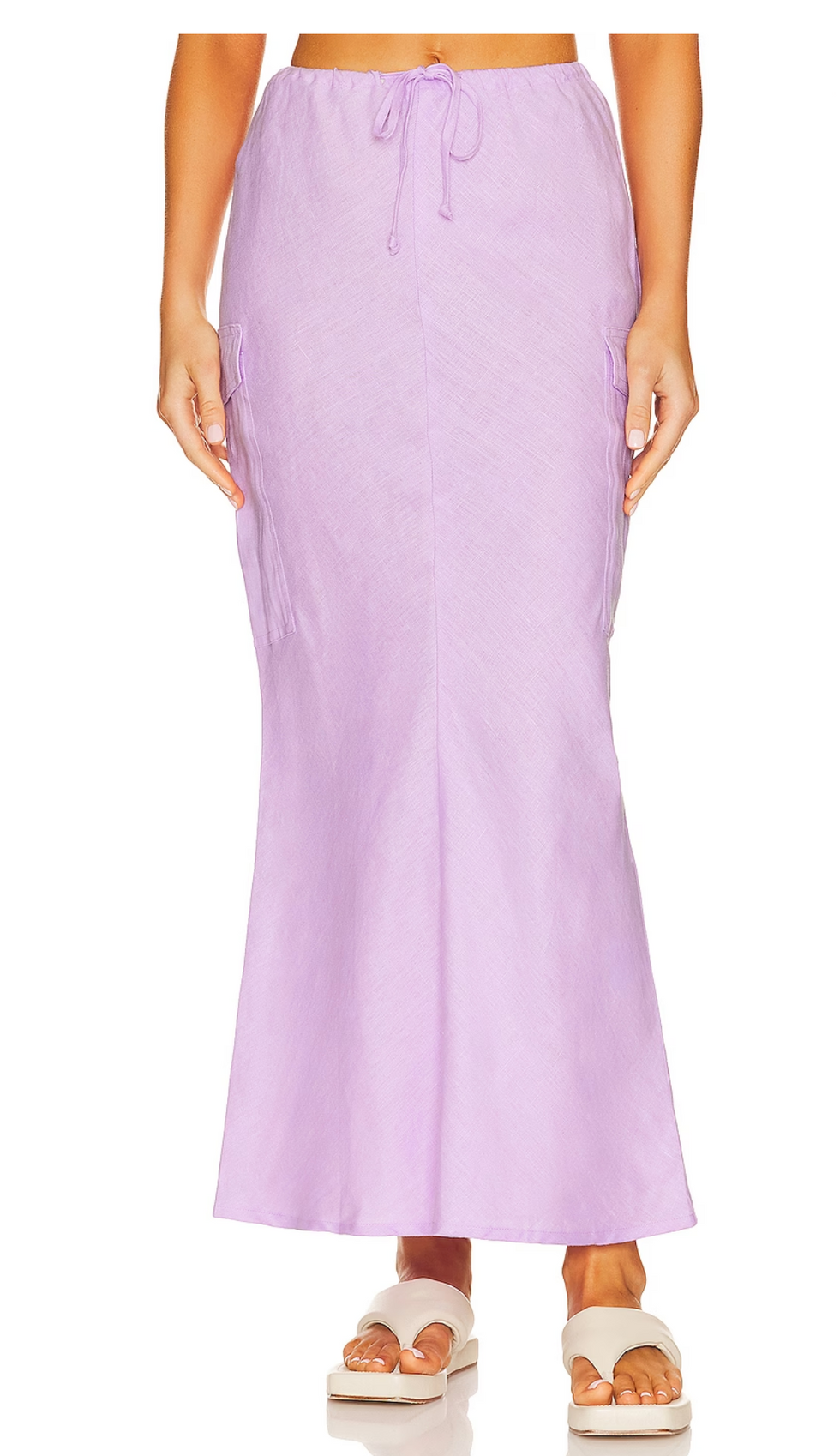 Faithfull the brand lilac maxi skirt