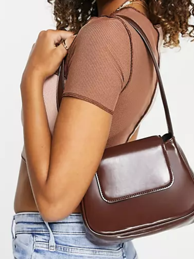 The Symmetrical, Leather Quilted Shoulder Bag
