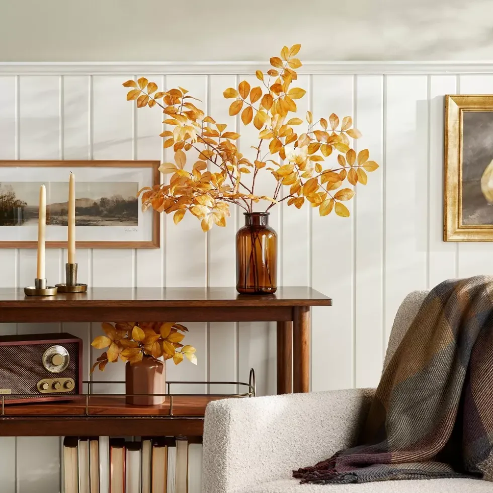 Faux Golden Ash Leaf Arrangement - Hearth & Hand\u2122 with Magnolia ($30)