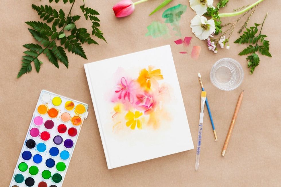 Get Inspired With This DIY Watercolor Sketchbook - Brit + Co