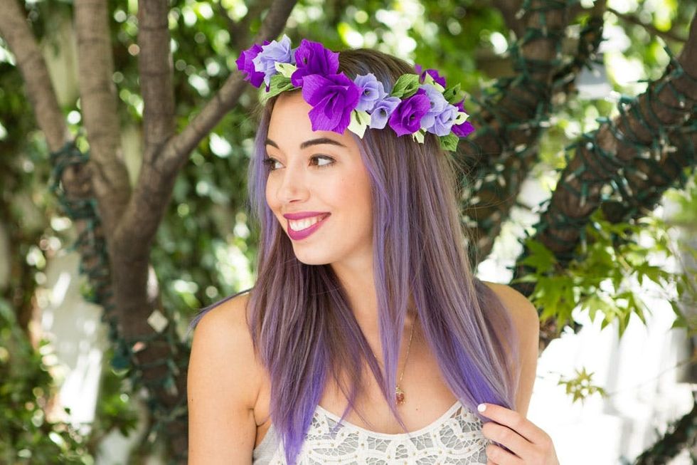 Master Paper Flower Crowns with This ONE Trick! - Brit + Co