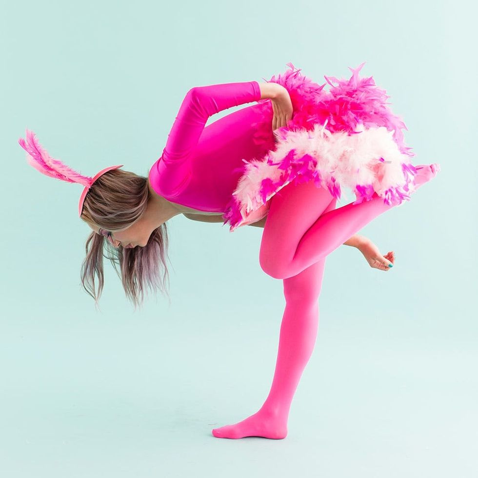 This Tutorial Will Make You Want To Be A Flamingo For Halloween Brit Co