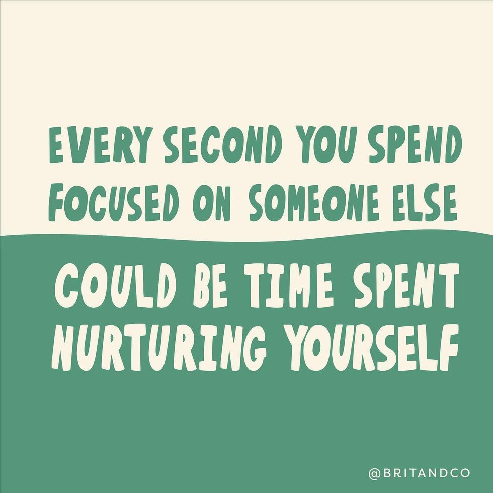 focus on nurturing yourself instead of comparison