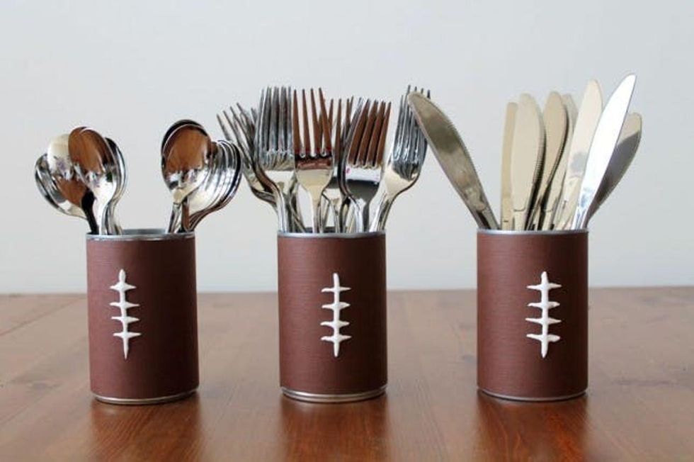 Football Silverware Caddies tailgate ideas