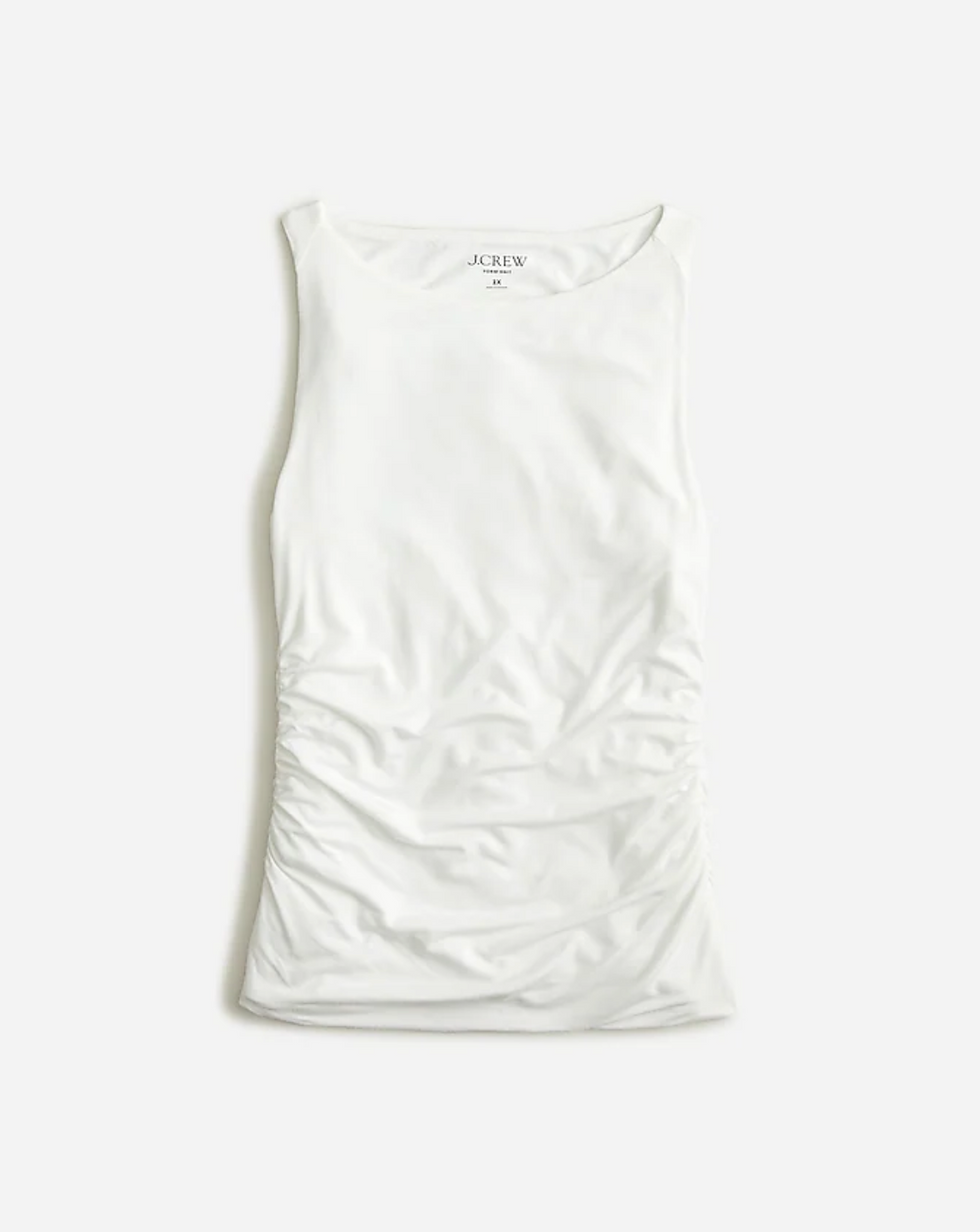 FormKnit Shell Tank Top in White