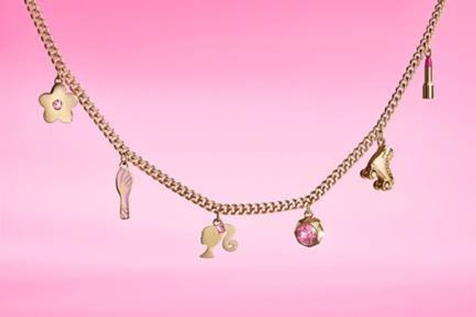 Fossil x Barbie necklace