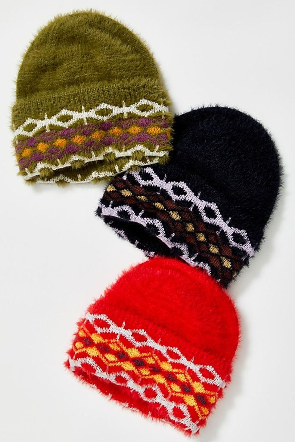 Free People Whisper Fairisle Cuff Beanie