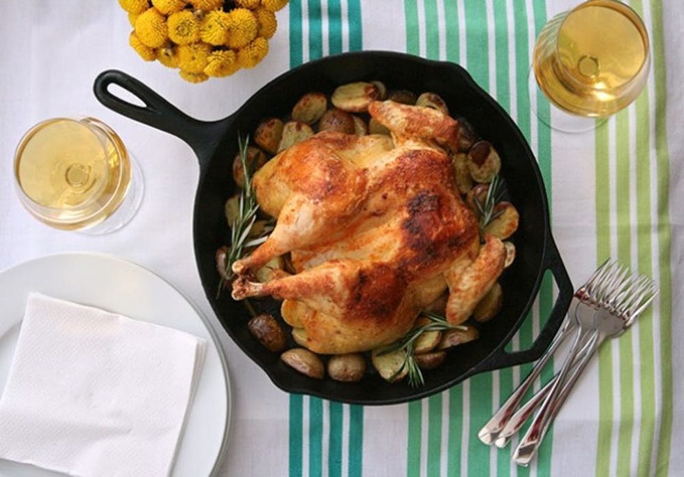 French market chicken with herbed potatoes