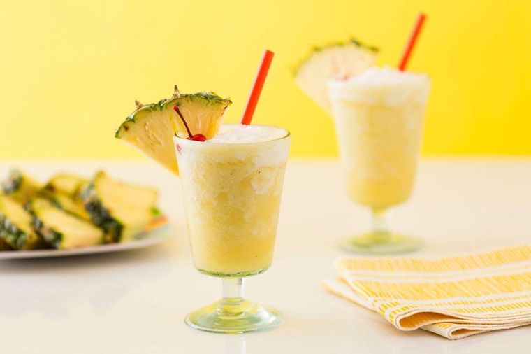 frozen piña coladas - Blue Bowl