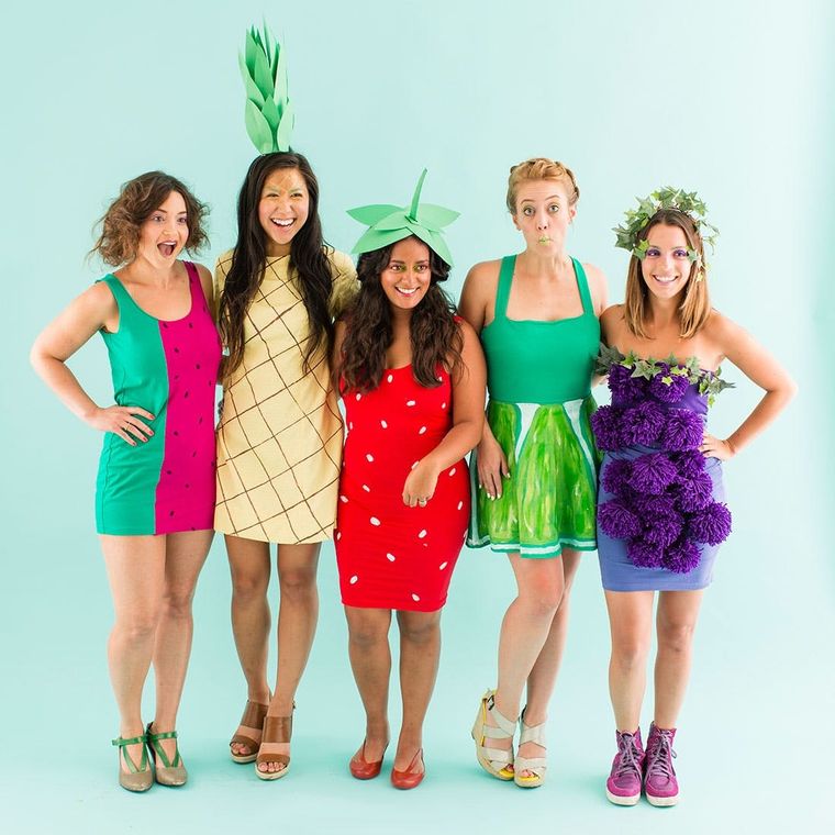  Couples Funny Fruit & Veggie Costumes