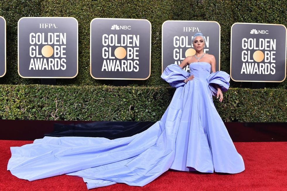 Find Out Exactly How Lady Gaga Matched Her Hair to Her Golden Globes ...