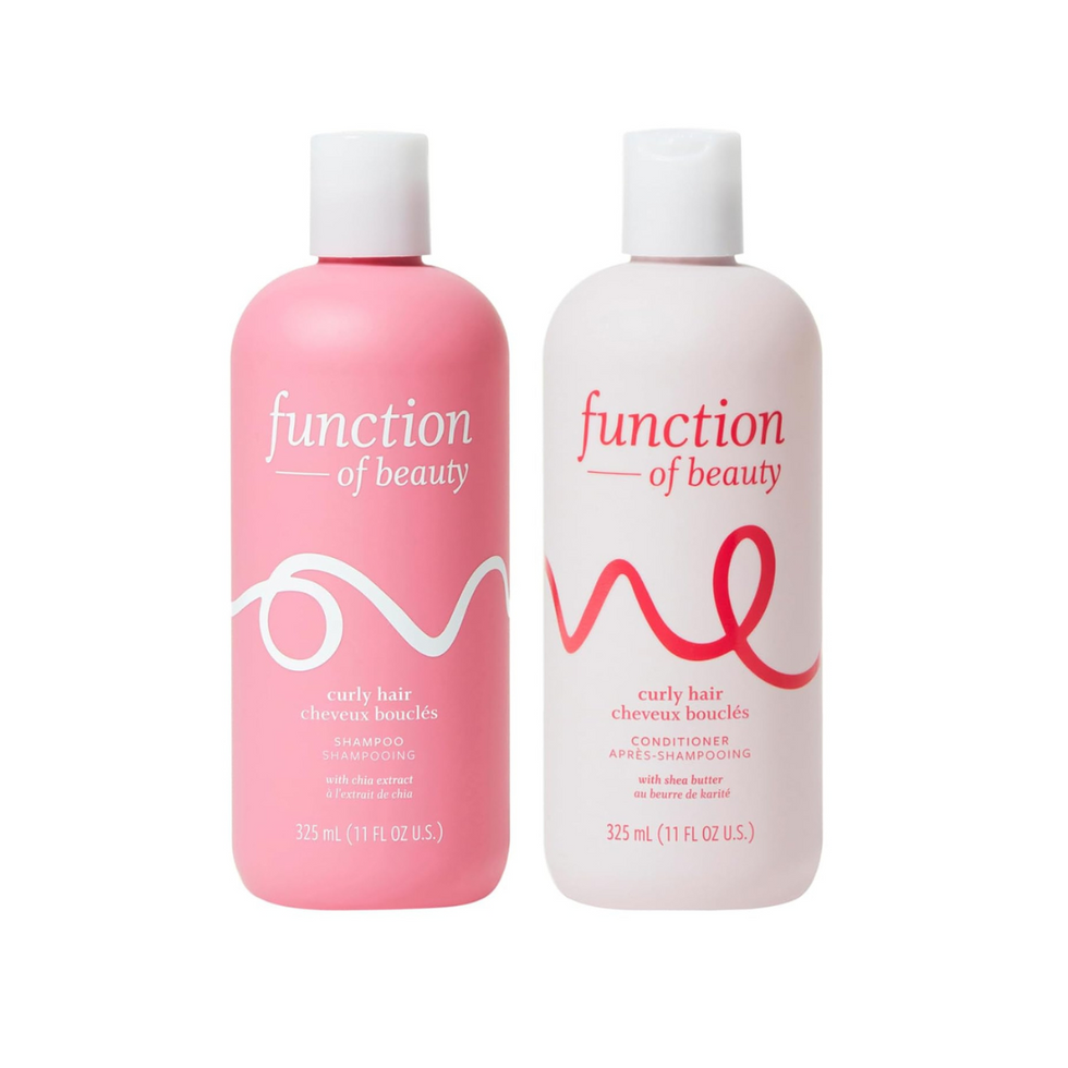 Function of Beauty Curly Hair Shampoo & Conditioner