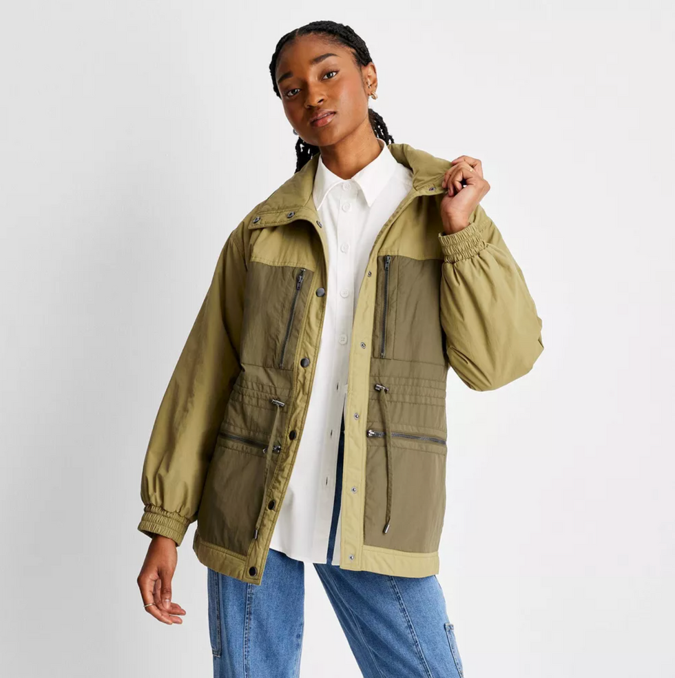 Future Collective with Reese Blutstein Two Tone Quilt Lined Jacket