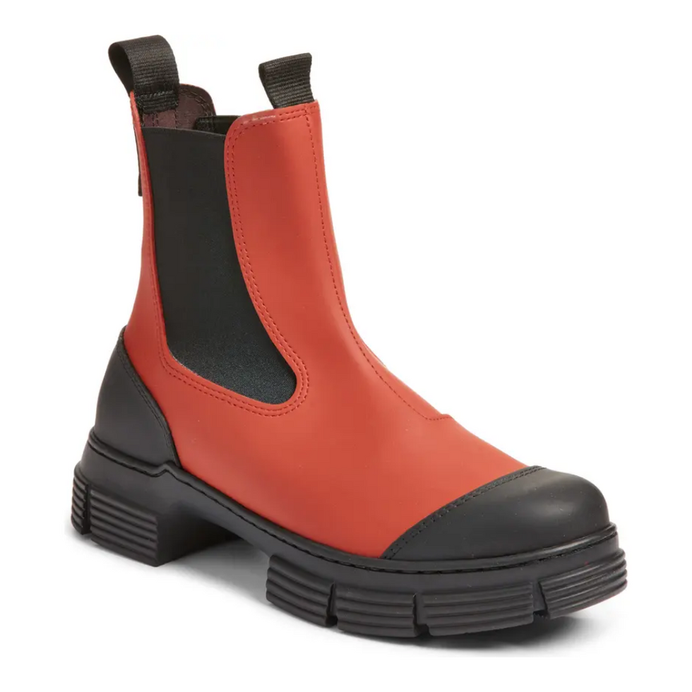 Ganni Recycled Rubber Chelsea Rain Boot