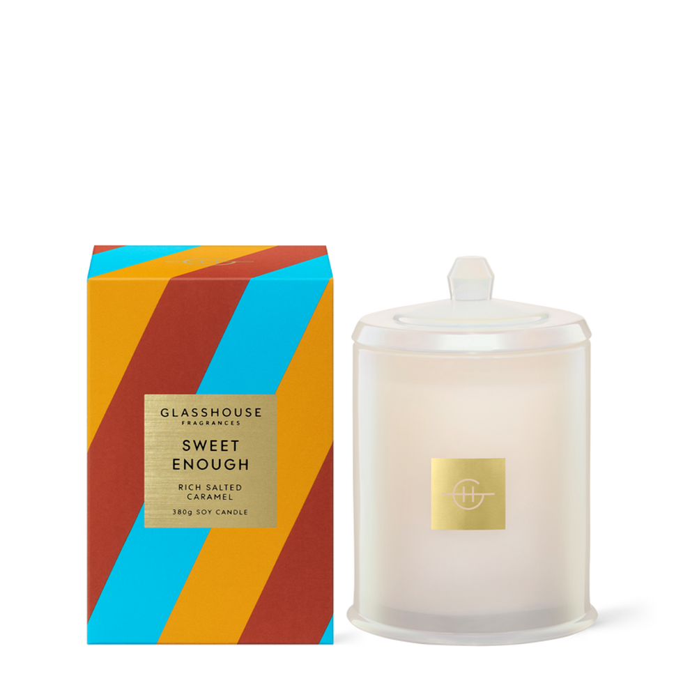 Glasshouse Sweet Enough Rich Salted Caramel Fall Candle