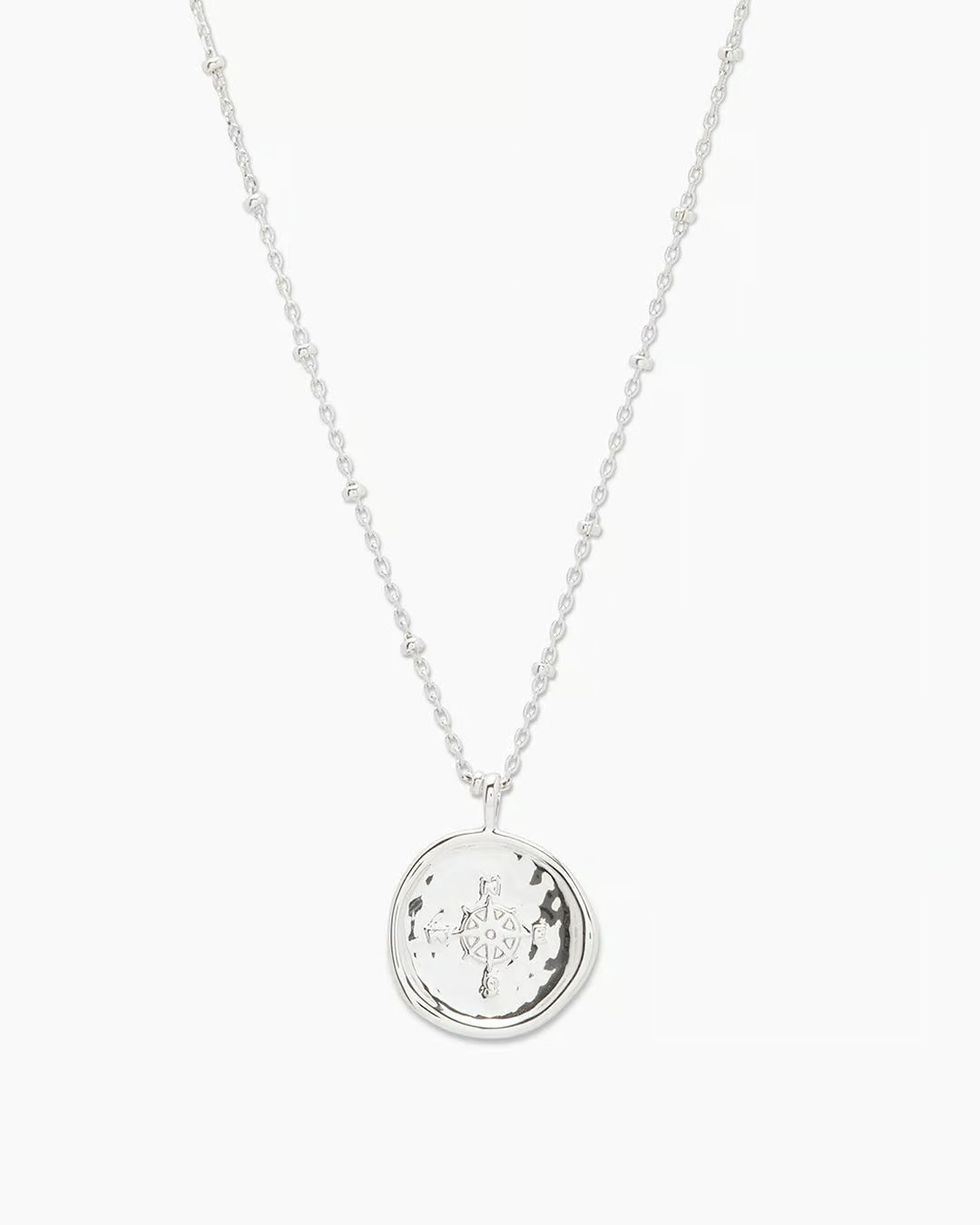 Gorjana Compass Coin Necklace