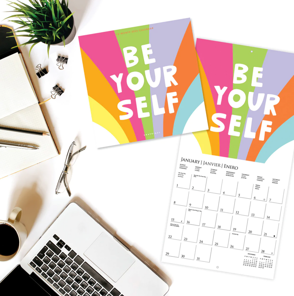 Graphique de France Monthly Motivation Calendar