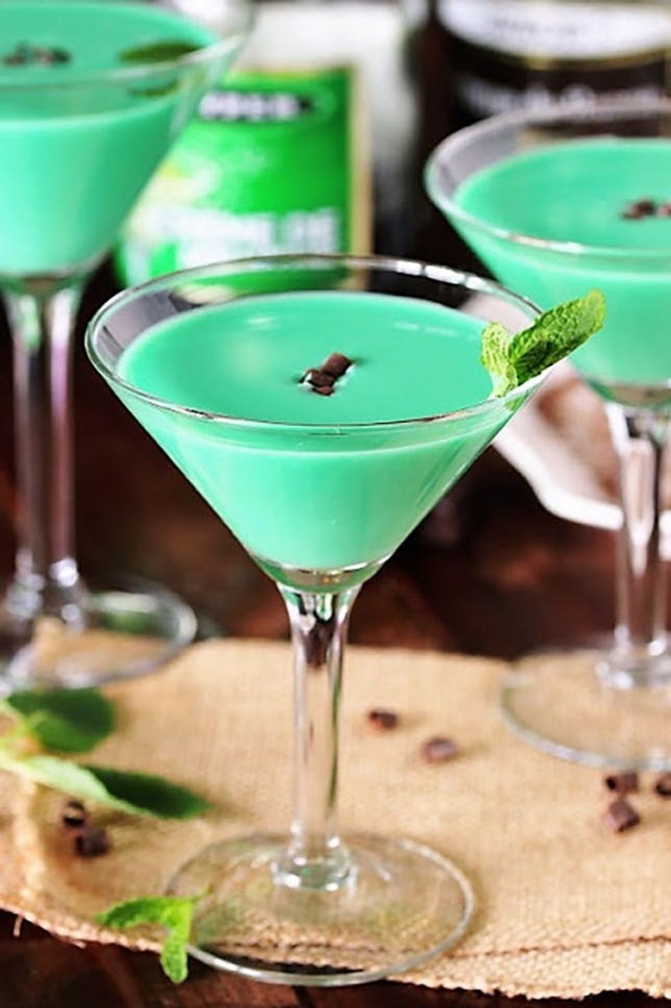 Grasshopper Green Cocktails