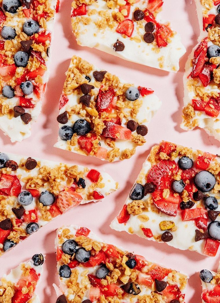 Blueberry Muffin Granola Greek Yogurt Breakfast Bowl. - Half Baked