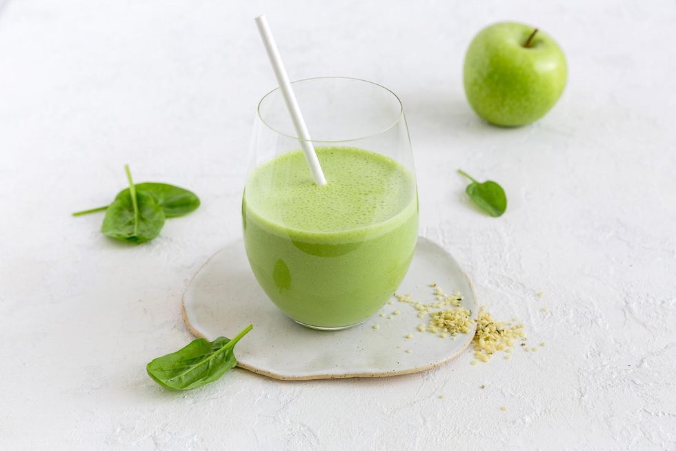 Green apple smoothie