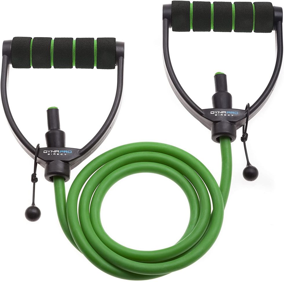 green resistance cord tiktok at-home workout