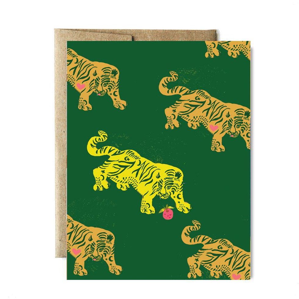 Green Tiger Pattern Set