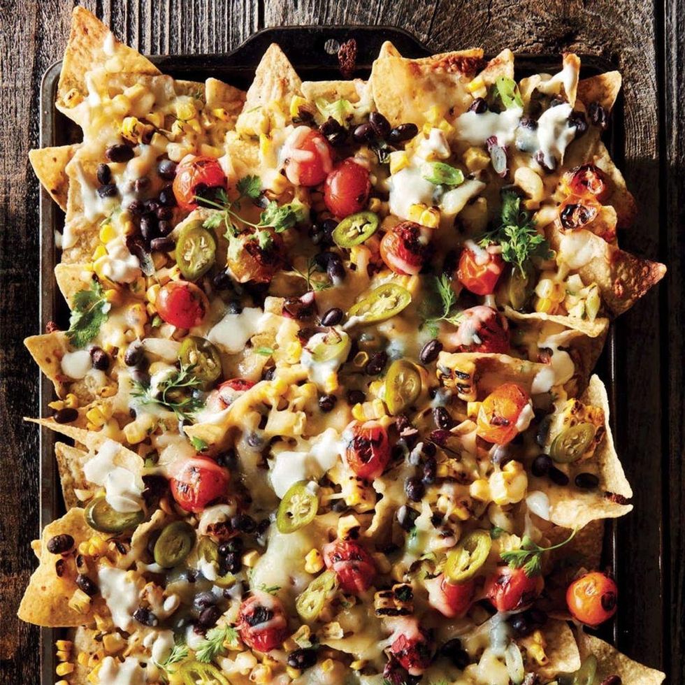 Grilled Corn Nachos