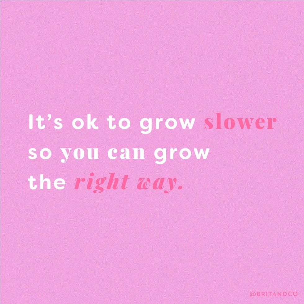 grow slow and grow correctly