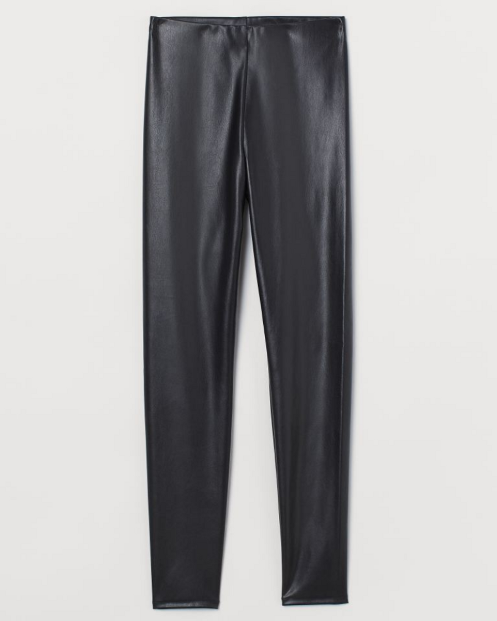 H&M Faux Leather Leggings