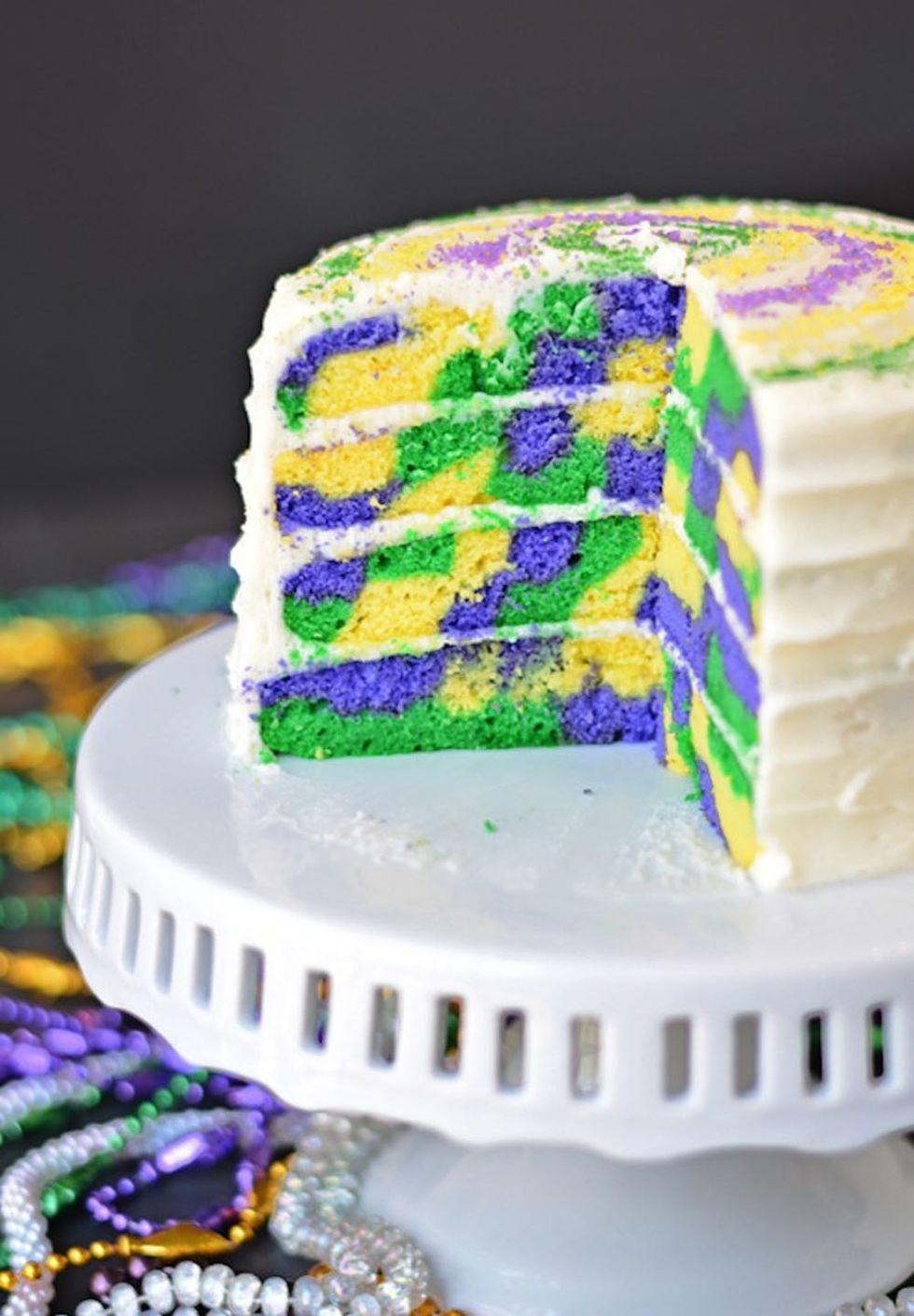 mardi gras cake recipes