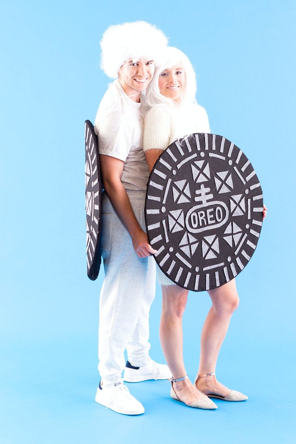 Diy Double Stuffed Oreo Costume Guide Brit Co 6013