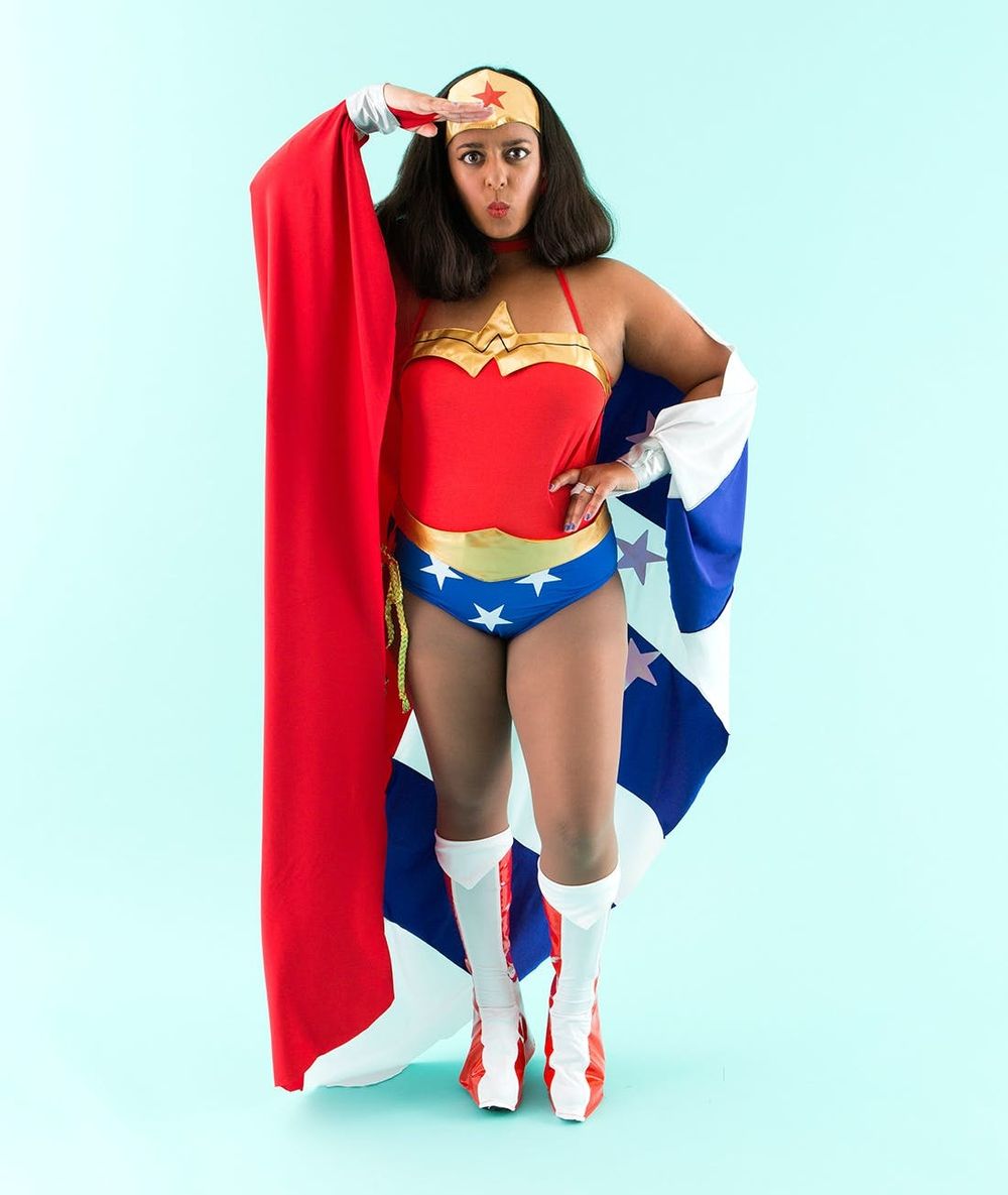 How to Make a Wonder Woman Costume in Under 30 Minutes - Brit + Co