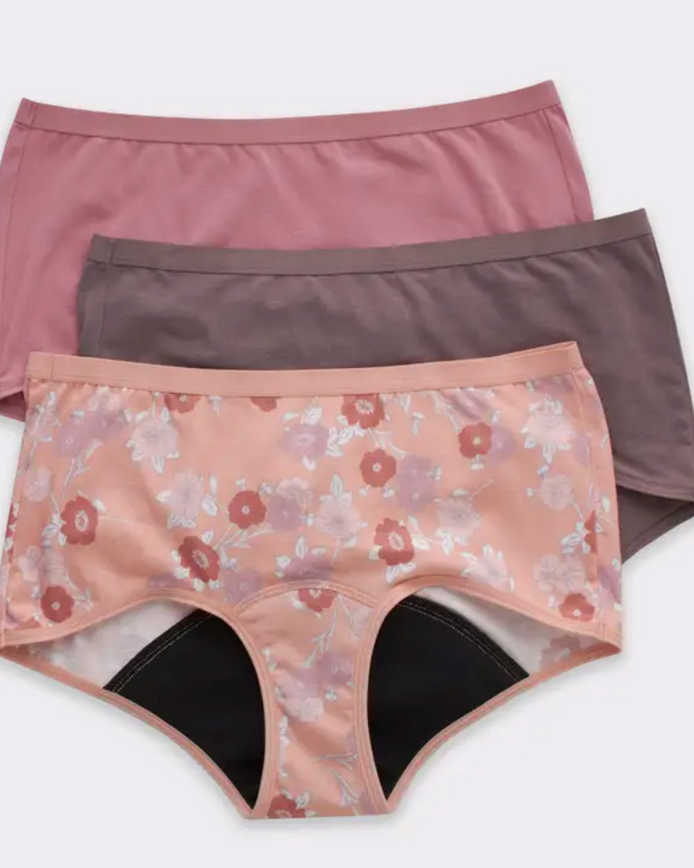 Hanes Comfort, Period. Women's Boxer Briefs Period Underwear