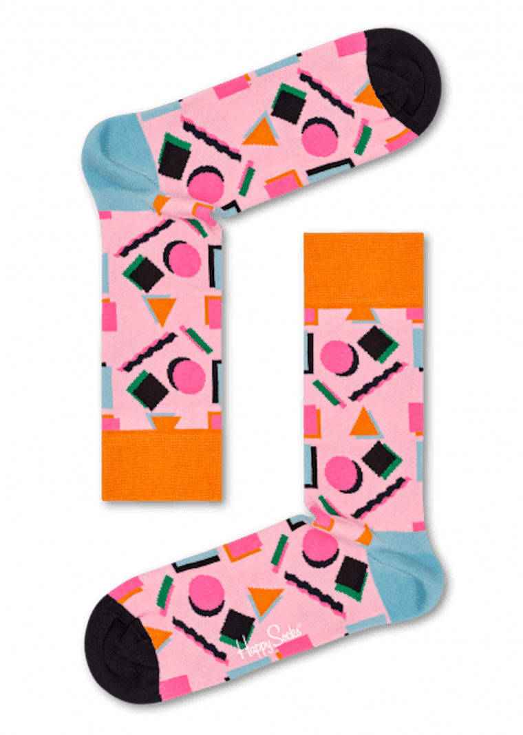 Cool Socks, Mean Girls Wear Pink Wednesday, Crew Sock, Funny Vibrant Print  