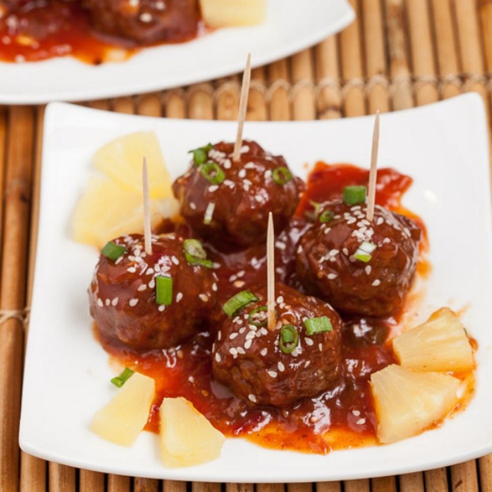 Hawaiin Luau Meatballs meatball recipes