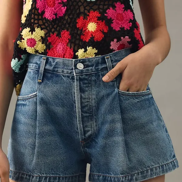 Wilder High Rise Relaxed Jean Shorts