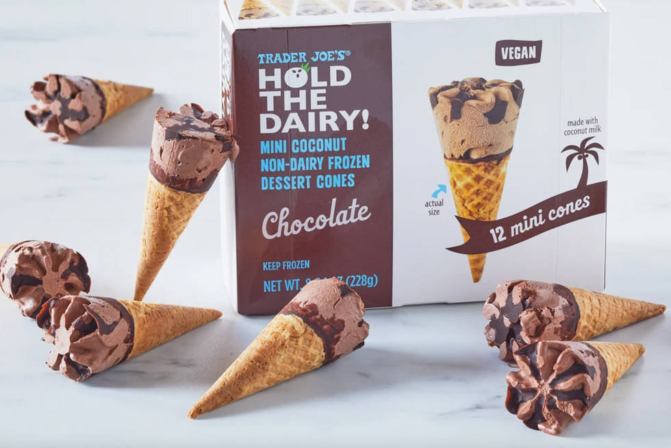 Hold the Dairy! Vegan Chocolate Mini Cones dairy free