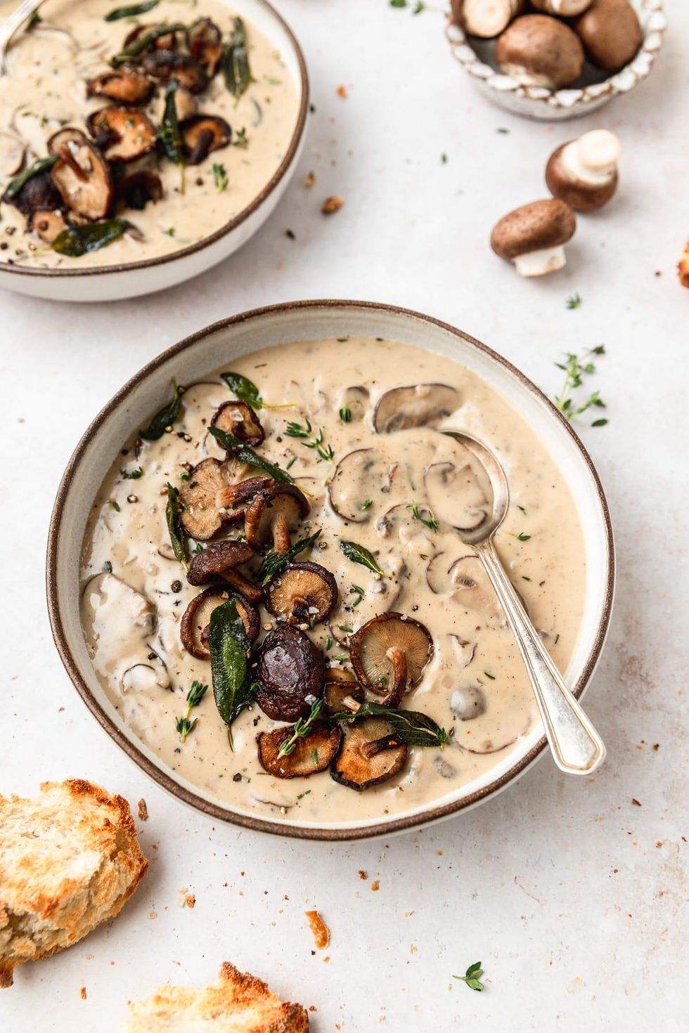 Homemade Cream of Mushroom Soup