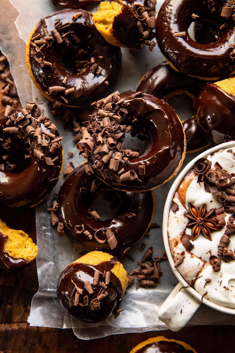 Hot Chocolate Donuts