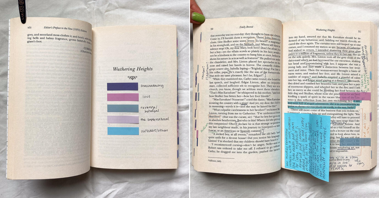 annotating books - colour code  Book reading journal, Book tabs