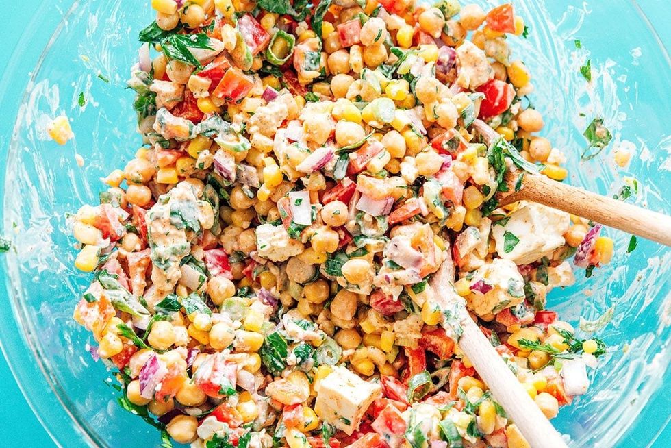 How to Make Chickpea Salad