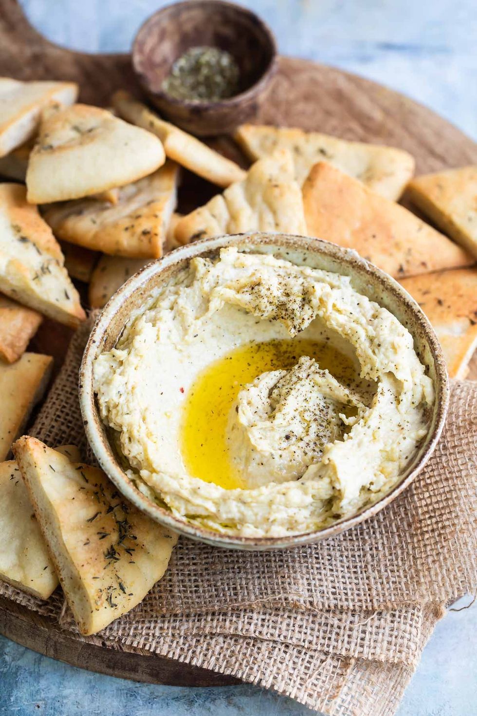 Hummus with Za'atar Butter