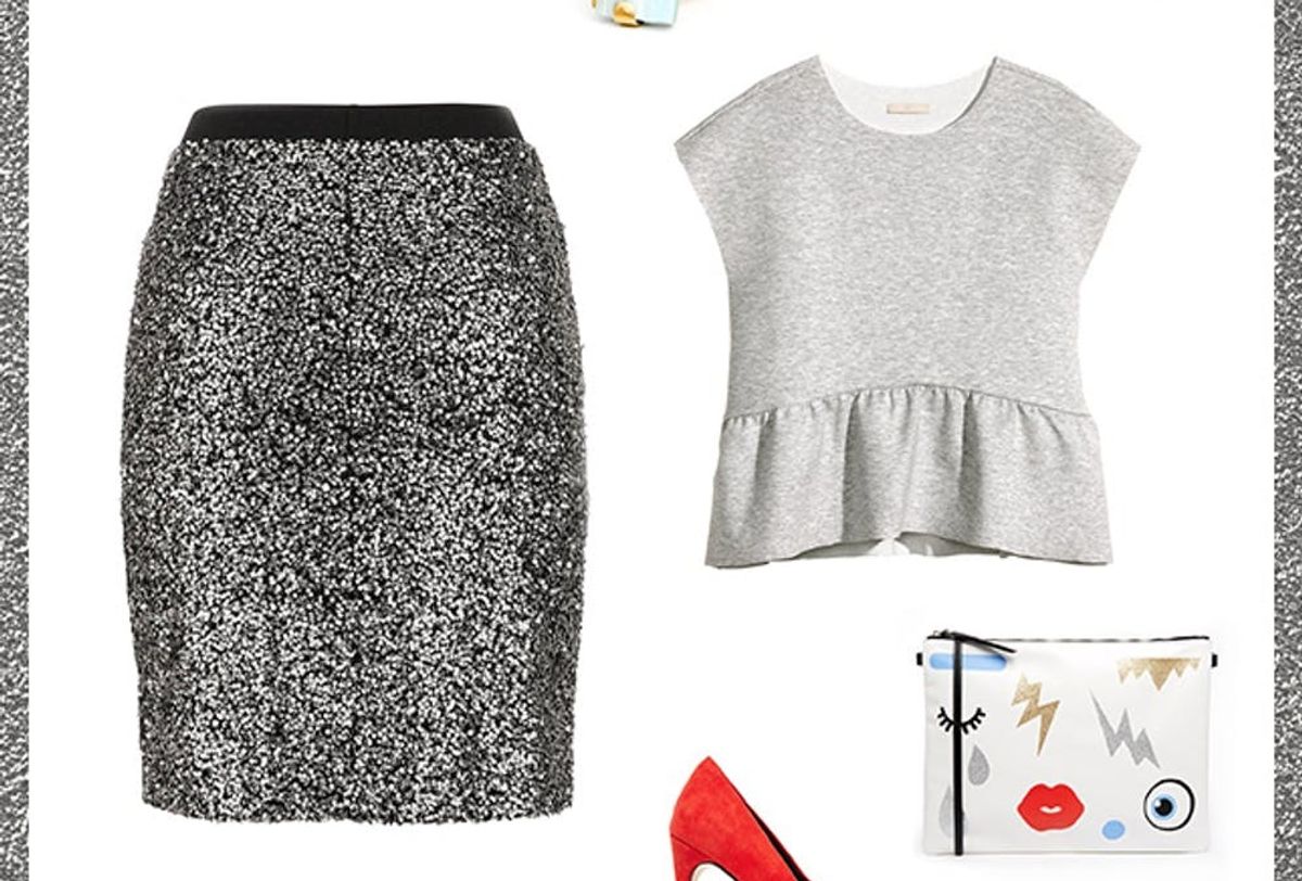 Style Resolutions: 3 Ways to Re-Wear a Sequin Skirt After NYE - Brit + Co