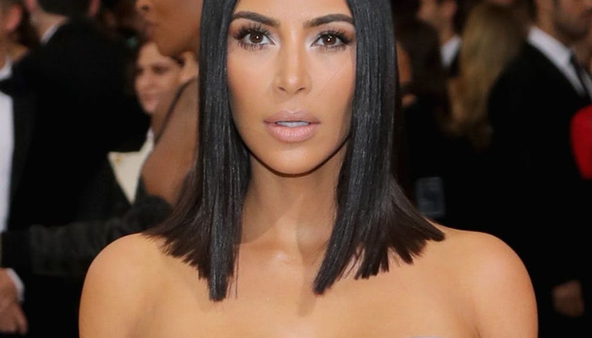 Kim Kardashian Wore the Most Glittery, Naked Bodysuit of All Time