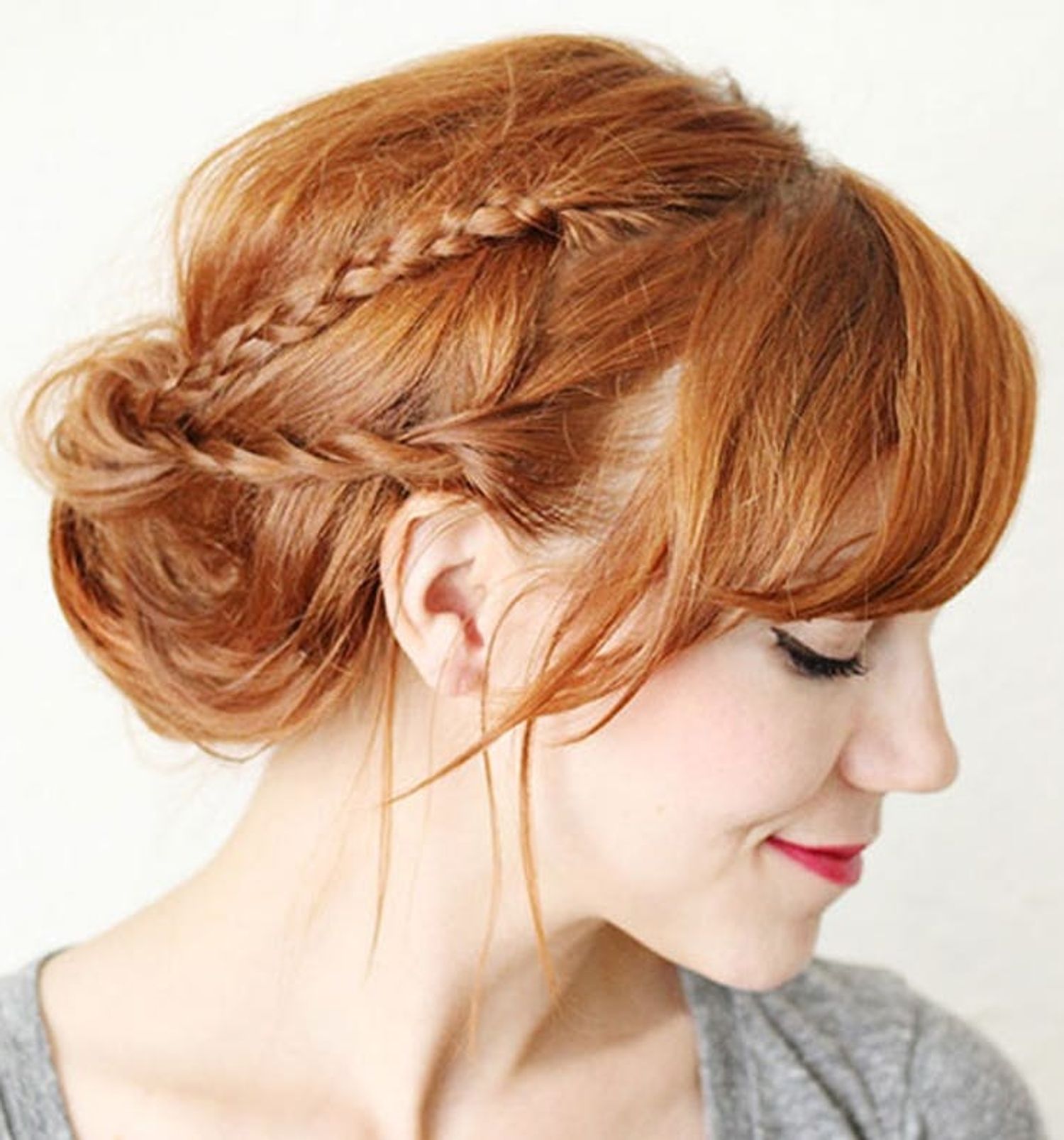 How To Style Braided Bangs - A Beautiful Mess