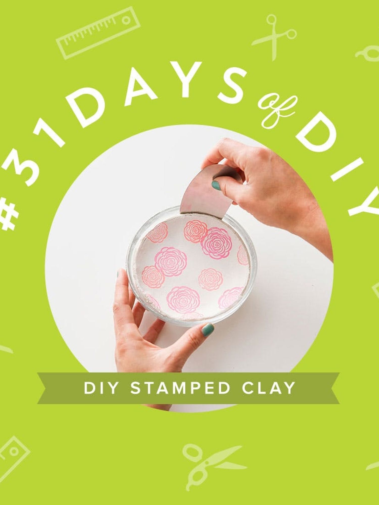 DIY Clay Roller Stamps